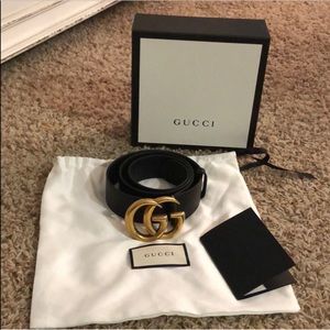 Gucci Marmont Double G 90cm belt